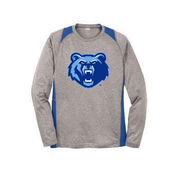 Men's Colorblock T-shirt w/ Bear